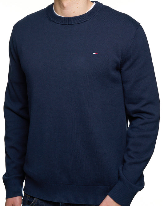 Tommy Jeans Tommy Jeans Flag Lightweight Jumper Dark Navy