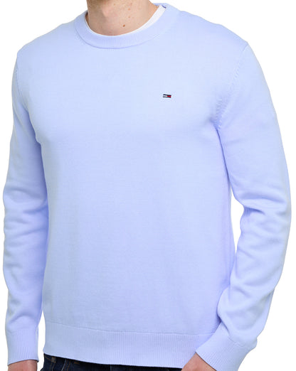 Tommy Jeans Flag Lightweight Jumper Sweet Blue