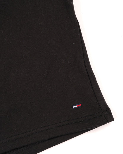 Tommy Jeans Badeshorts mit Flaggenaufnäher, Schwarz