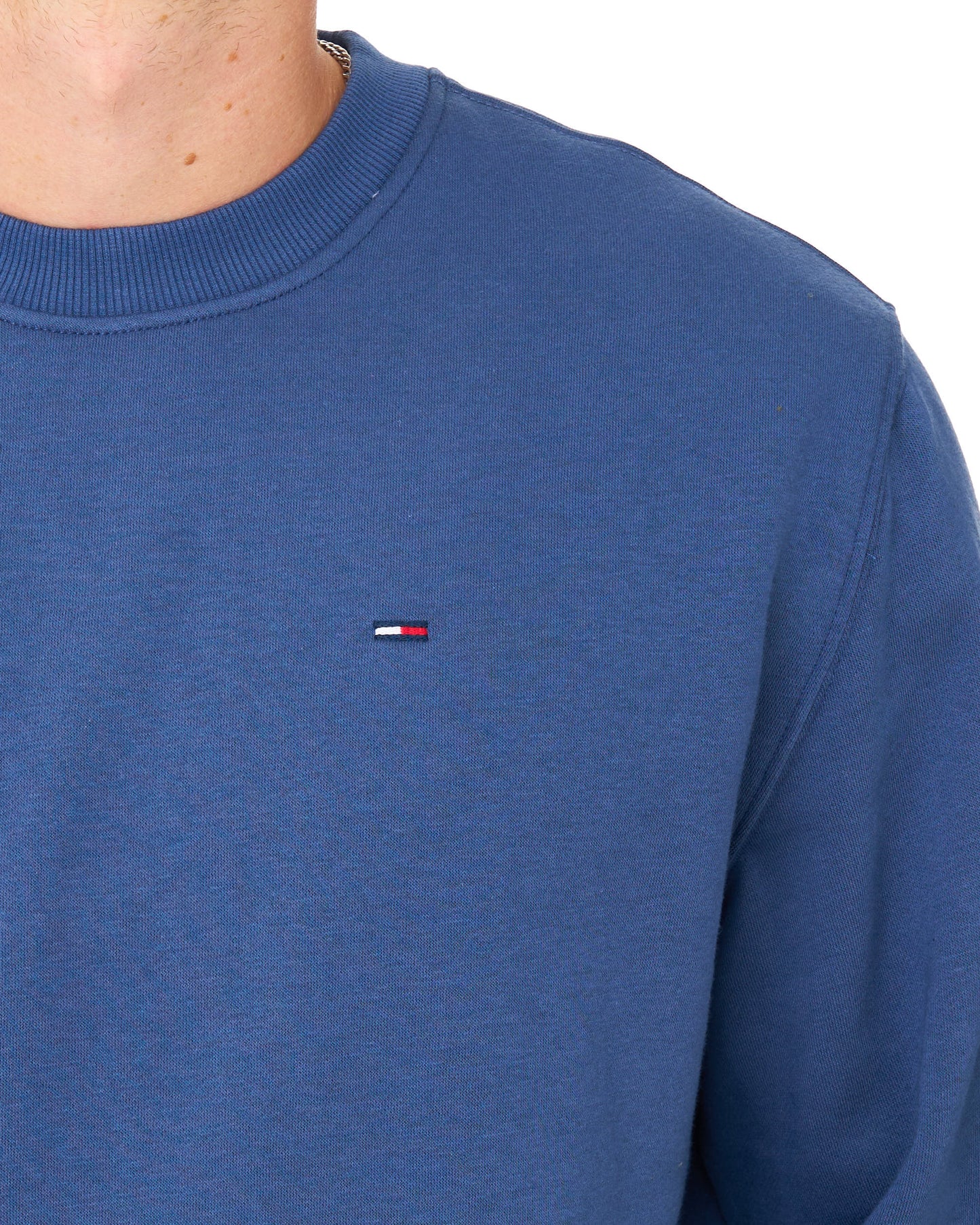 Tommy Jeans Flag Patch Crew Sweat Basic Navy