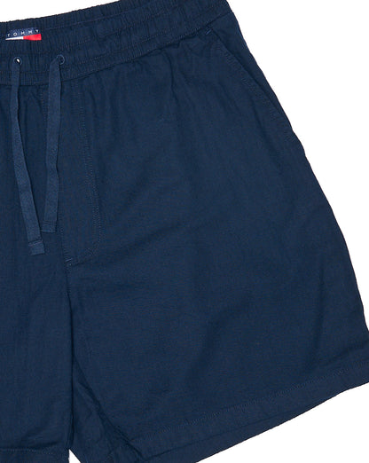 Tommy Jeans Linen Blend Short Dark Navy