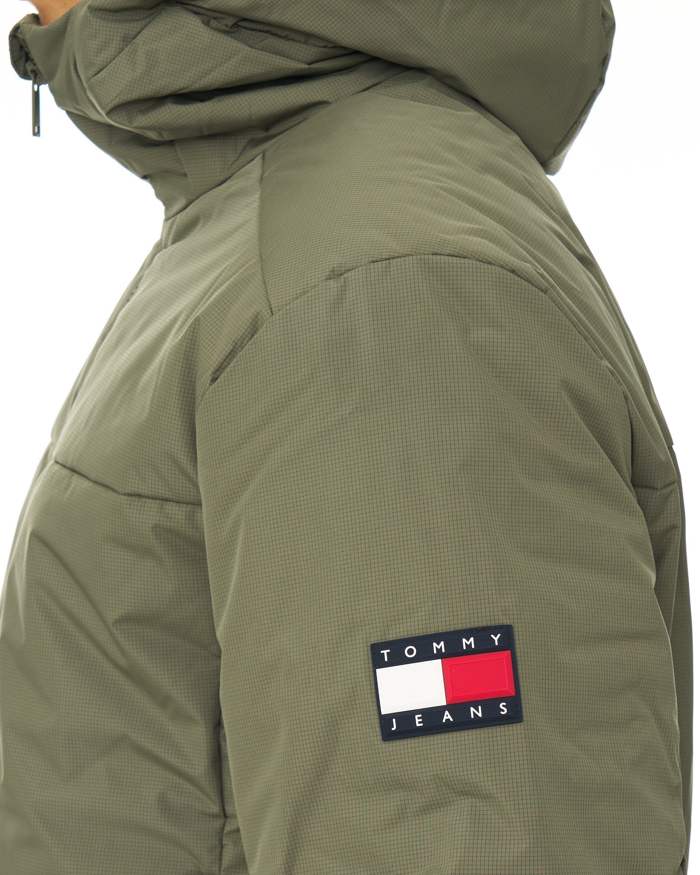 Tommy Jeans Logo Padded Jacket Rocky Mountain Green