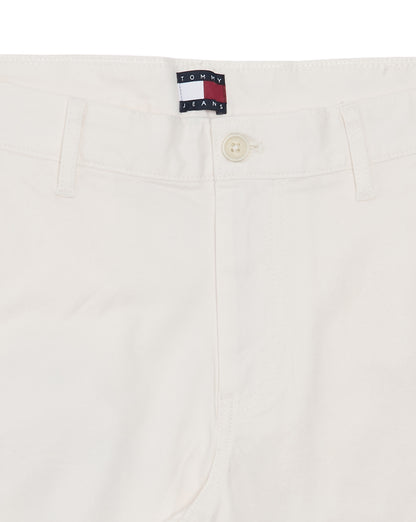 Tommy Jeans Scanton Twill Chino Shorts Ancient White