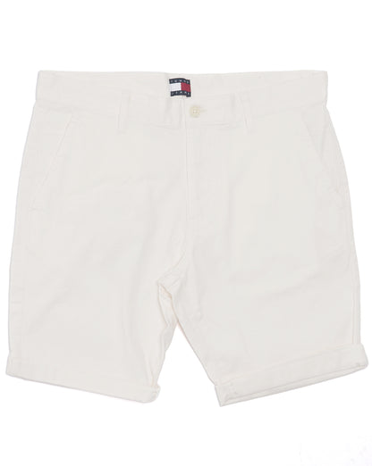 Tommy Jeans Scanton Twill Chino Shorts Ancient White
