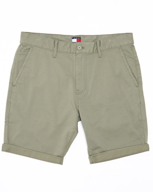 Tommy Jeans Tommy Jeans Scanton Twill Chino Shorts Utility Sage