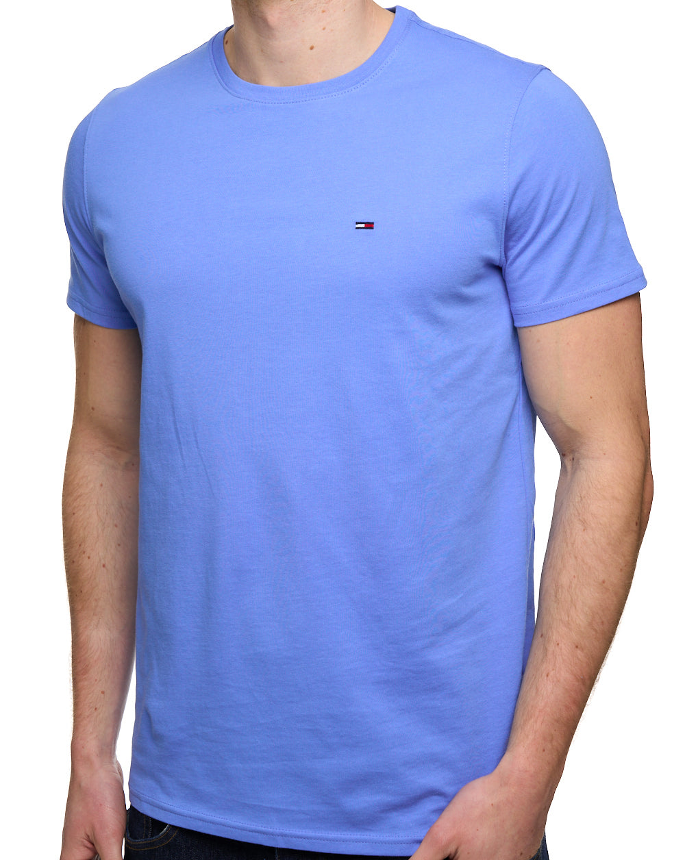 Tommy Hilfiger Slim Fit T-Shirt Blau Twilight