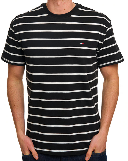 Tommy Jeans Tommy Jeans Striped T Shirt Black Stripe