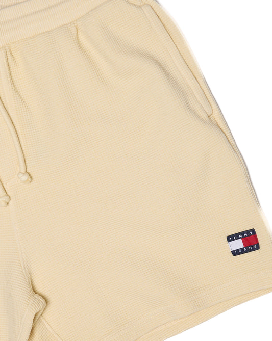 Tommy Jeans Tommy Jeans Washed Waffle Beach Shorts Calico White