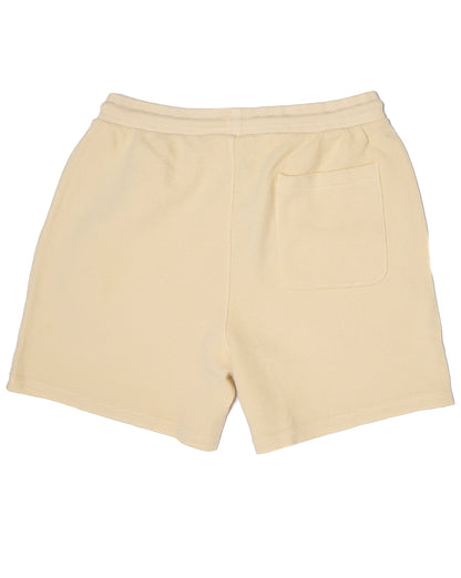 Tommy Jeans Washed Waffle Beach Shorts Calico White