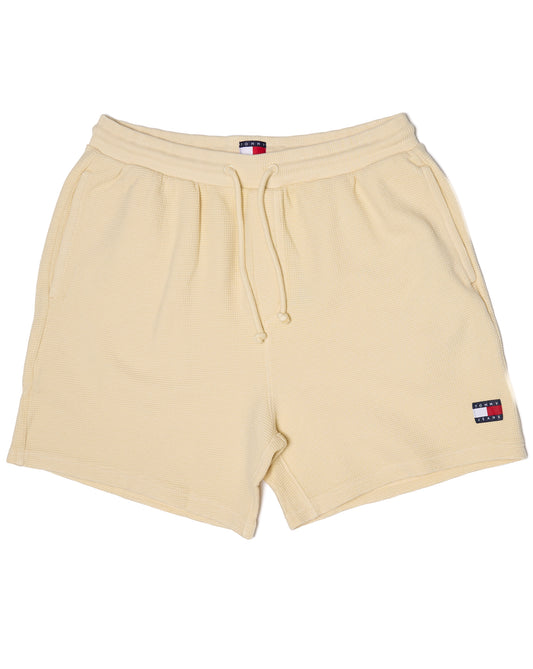 Tommy Jeans Tommy Jeans Washed Waffle Beach Shorts Calico White