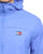 Tommy Jeans Water Repellent Ripstop Hooded Zip-Thru Jacket Blue Twilight