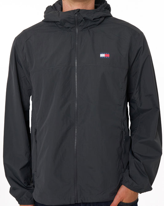 Tommy Hilfiger Tommy Jeans Chicago Packable Jacket Washed Black