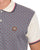 Trojan Diamond Panel Polo Ecru