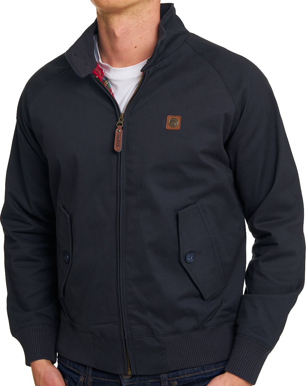 Trojan Harrington Jacke Marineblau