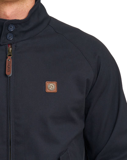 Trojan Harrington Jacke Marineblau