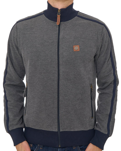 Trojan Heavy Pique Track Top Navy