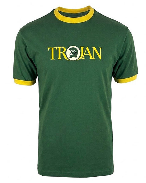 Trojan Helmet Logo T-shirt Green/Gold