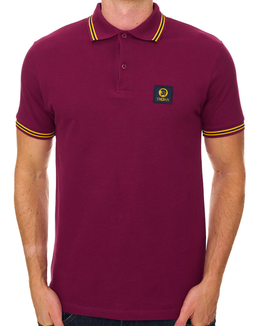 Trojan Trojan Old School Pique Polo Port