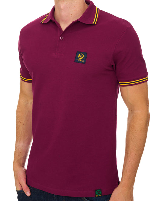 Trojan Trojan Old School Pique Polo Port