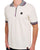 Trojan Oxford Collar Zip Polo Ecru