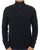Trojan Quarter Zip Funnel Neck Knit Black