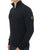 Trojan Quarter Zip Funnel Neck Knit Black