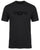 Trojan Self-Flock Print T Shirt Black