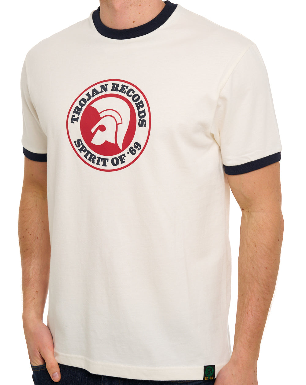 Trojan Spirit Of 69 T-shirt Ecru/Navy