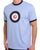 Trojan Target Ringer T-Shirt Powder Blue