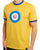 Trojan Target Ringer T-shirt Mustard