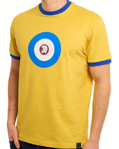 Trojan Target Ringer T-Shirt Senfgelb