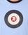 Trojan Target Ringer T Shirt Powder Blue/Navy/Red