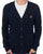 Trojan Waffel-Cardigan Marineblau