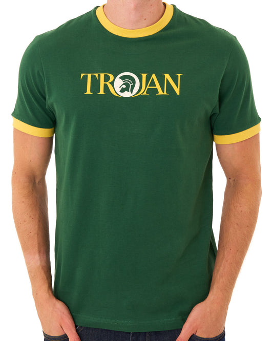 Trojan Trojan Helmet Logo T-shirt Green/Gold