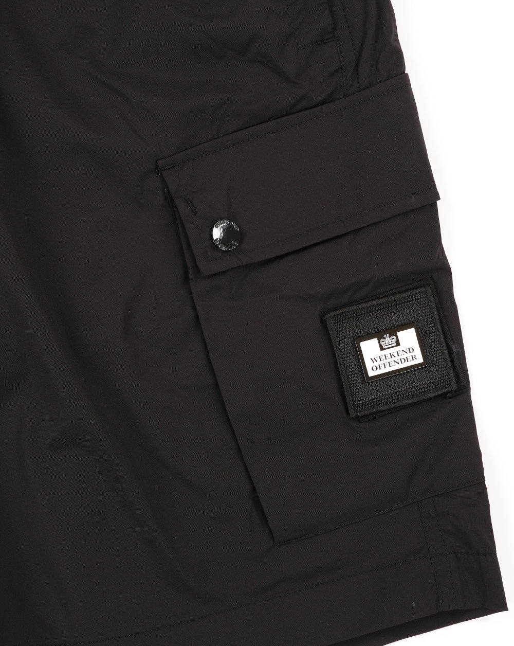 Weekend Offender Baraki Cargo Shorts Black