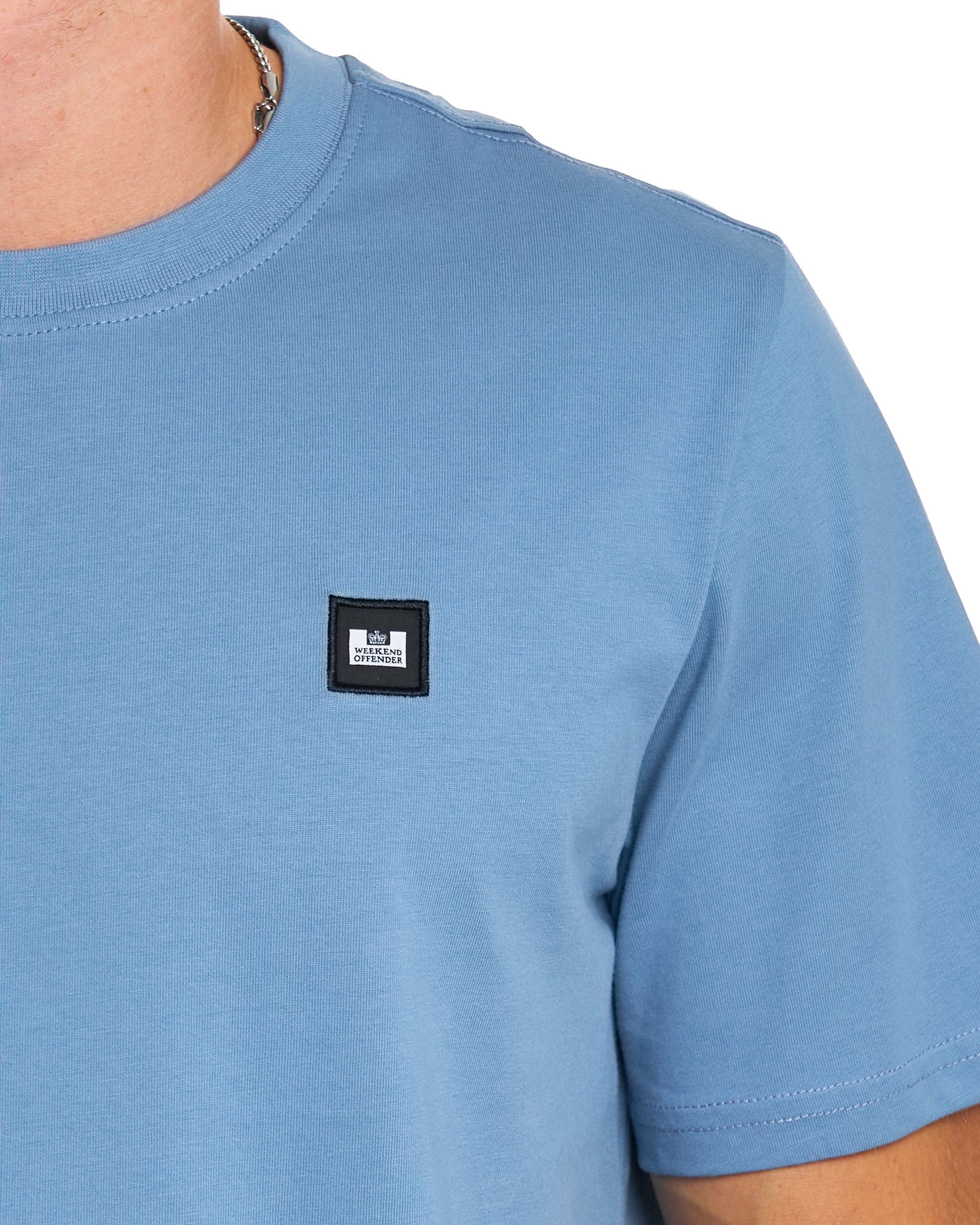 Weekend Offender Brooklands T Shirt Peruvian Blue