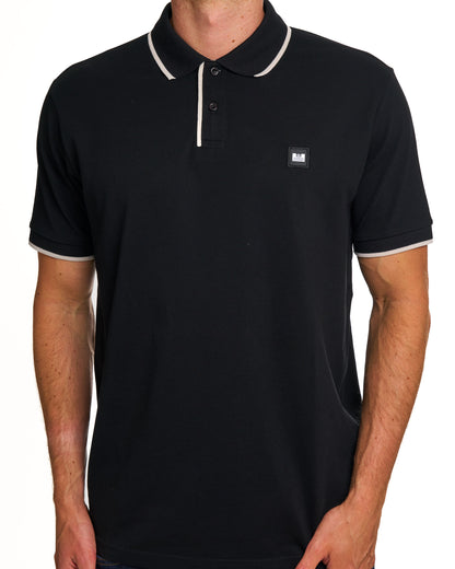 Weekend Offender Cadwell Polo Shirt Black
