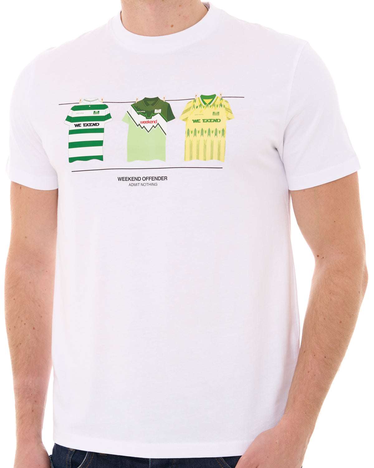 Weekend Offender Celtic T-Shirt Weiß