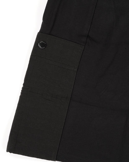 Weekend Offender Chiyoda Ripstop Pocket Shorts Schwarz