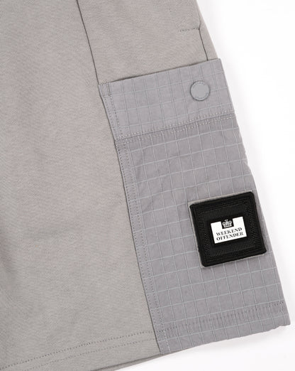 Weekend Offender Chiyoda Ripstop Pocket Shorts Smokey Grey