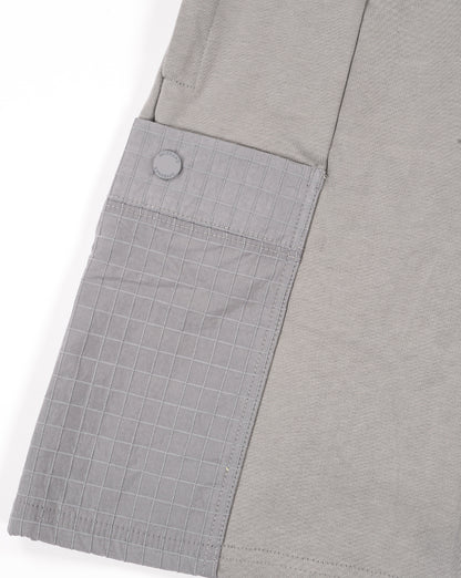 Weekend Offender Chiyoda Ripstop Pocket Shorts Smokey Grey