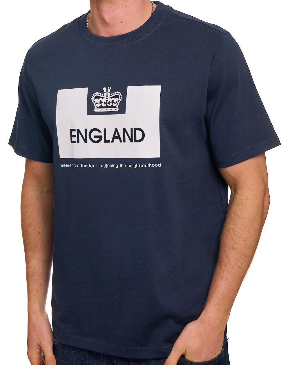 Weekend Offender England T-Shirt Navy