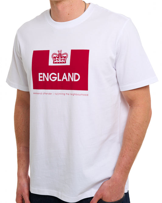 Weekend Offender Weekend Offender England T-Shirt White