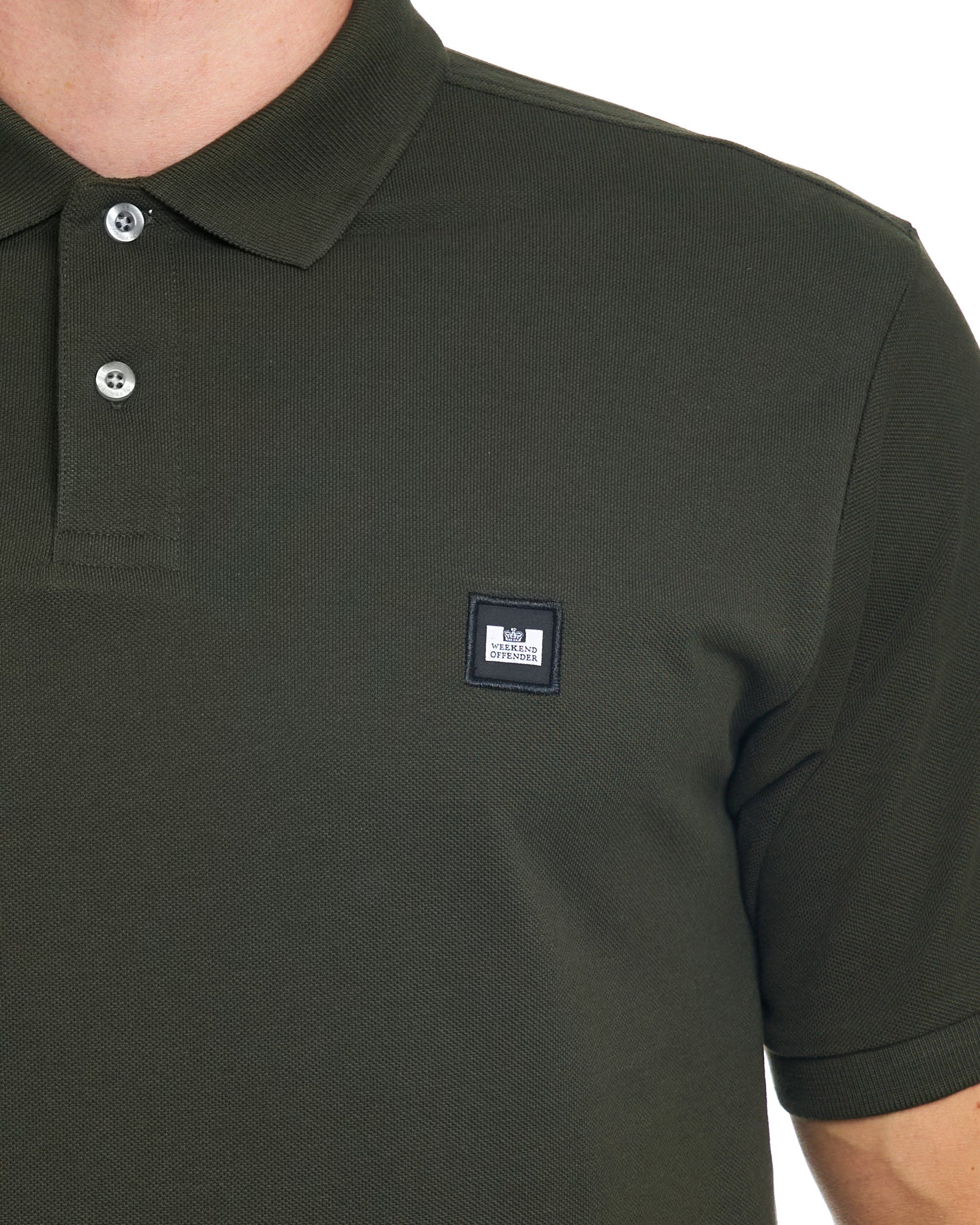 Weekend Offender Heathcote Poloshirt Dunkelgrün