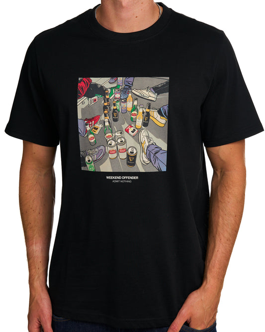 Weekend Offender Weekend Offender Imbibo T Shirt Black