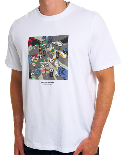 Weekend Offender Imbibo T Shirt White