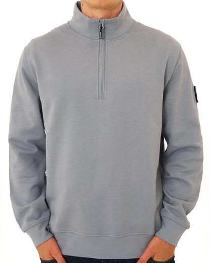 Weekend Offender Kraviz 1/2 Zip Sweat Smoke Grey
