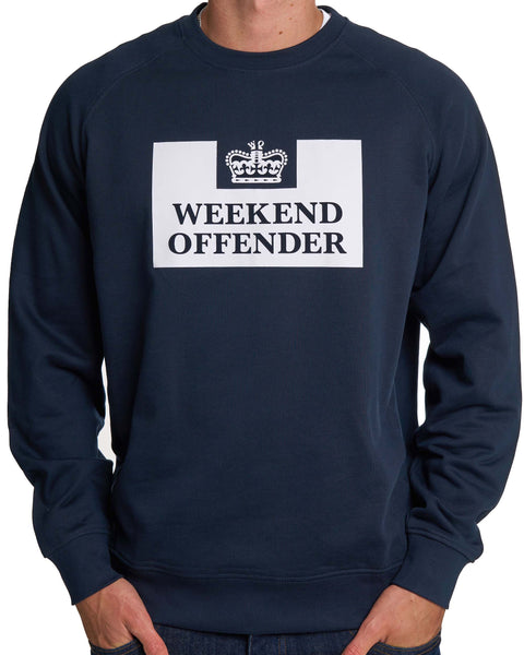 Weekend Offender Penitentiary Sweatshirt Navy