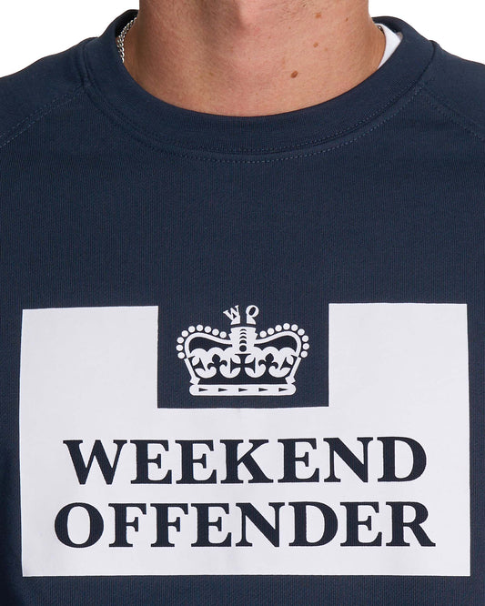 Weekend Offender Weekend Offender Penitentiary Sweatshirt Navy