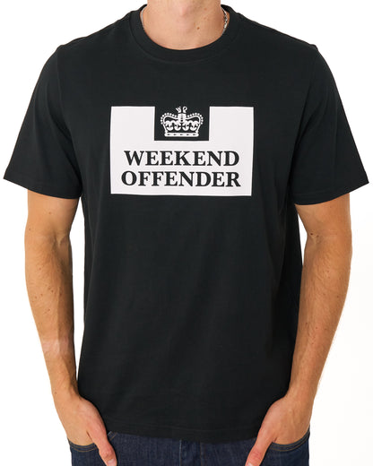 Weekend Offender Prison T Shirt Black